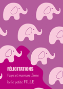 Éléphants roses pour une belle arrivée